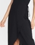 Vestido Colcci Midi Transpassado Preto na Revoluse