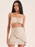 Top My Favorite Things de Paetê Cropped de Alça - comprar online