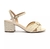 Sandália Arezzo Off White Tecido Tramado na Revoluse