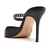 Mule Schutz Logo Couro Preto na Revoluse