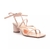 Sandália Schutz & Ginger Block Heel Lace Up Rose na Revoluse