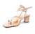 Sandália Schutz & Ginger Block Heel Lace Up Rose na Revoluse