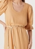 Vestido Hering Maxi Midi Linho Bege na Revoluse