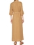 Vestido Hering Maxi Midi Linho Bege na Revoluse
