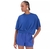 Blusa Animale Cropped Seduction Azul Canne na Revoluse