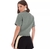 Blusa Animale Cropped Nozinho Verde na Revoluse
