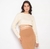 Blusa Colcci Cropped Boy Bege na Revoluse
