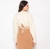 Blusa Colcci Cropped Boy Bege na Revoluse