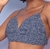 Blusa Skazi Cropped Poá Azul Marinho e Off White na Revoluse