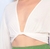 Blusa Acostamento Cropped Fashion Off White na Revoluse