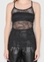 Blusa Bobstore em Renda Transparente Preta na Revoluse