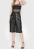 Blusa Bobstore em Renda Transparente Preta na Revoluse