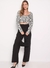 Calça Maria Valentina Wide Leg Preta na Revoluse