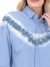 Camisa Iódice Manga Longa Tie Dye Azul na Revoluse