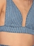 Blusa Morena Rosa Top Listrado Azul e Branco na Revoluse