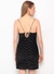 Vestido Iódice Curto Decote Degradê Preto na Revoluse