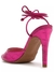 Sandália My Shoes Croco Metalizado Pink na Revoluse