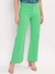 Calça Morena Rosa Flare Verde Bandeira na Revoluse