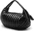 Essa bolsa hobo Dumond Gold Nylon preta é uma peça sofisticada, funcional e cheia de estilo