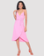 Vestido Colcci Midi Transpassado Rosa na Revoluse