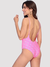 Maiô Água Doce Vazado Pink oferece conforto e proteção UV50+