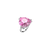 Anel Swarovski Cocktail Rosa na Revoluse