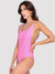 Maiô Água Doce Vazado Pink oferece conforto e proteção UV50+