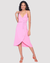 Vestido Colcci Midi Transpassado Rosa na Revoluse