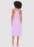 Vestido Colcci Midi Transpassado Lilás na Revoluse