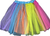 Pollera Multicolor Tutu 3 Capas - tienda online