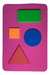 Juego Encastre Goma Eva Geometrico Relieve Didactico