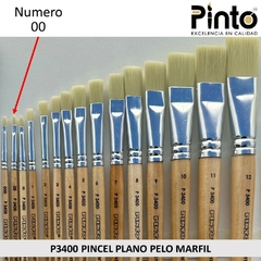PINCEL PLANO PELO MARFIL SINTÉNTICO P3400 - comprar en línea
