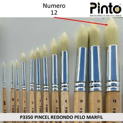 Imagen de PINCEL REDONDO PELO MARFIL SINTÉNTICO P3350