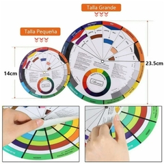 Circulo Cromático Profesional (set 2 Pzas) Colores Exactos en internet