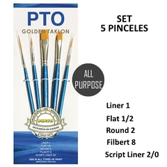 SET PINCELES PINTO MULTITECNICA - Leenith Borges - Arte