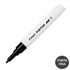 Marcador Negro Multitécnica Pilot Pintor