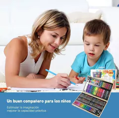 Kit Lápices de dibujo Plumones Marcadores 180pzas - comprar en línea