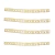 FITA ABS LAÇO C/STRASS 12MM COR OURO METRO