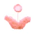 ASA DE ANJO PEQUENA ROSA UNIDADE