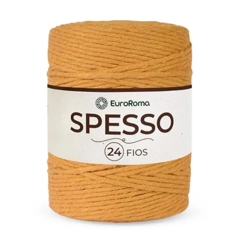 BARBANTE EUROROMA SPESSO 24 FIOS COR 470 MOSTARDA UNIDADE