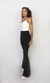 combo calça slit + flare poliamida - loja online