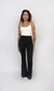 combo calça slit + flare poliamida na internet