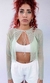 blusa tule verde menta - comprar online