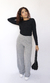 calça moletom wide leg comfy - comprar online