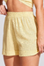 Shorts Essencial Linho Amarelo - loja online