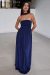 Vestido Drapeado Longo - Leticia Vaz Store | Moda Feminina Elegante