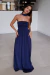 Vestido Drapeado Longo - loja online