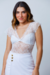Body Renda Manguinha Branco - LV Store