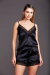 Baby Doll Preto Renda - LV Store