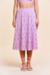 Saia Midi Laise Lilas - comprar online